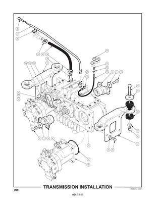 Installation de la transmission 4041801