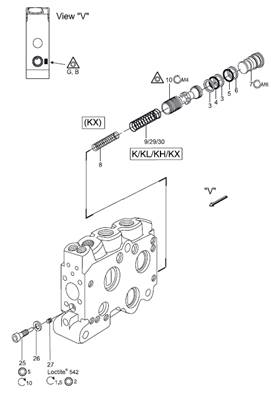 Compensateurs du distributeur L90LS 9990070