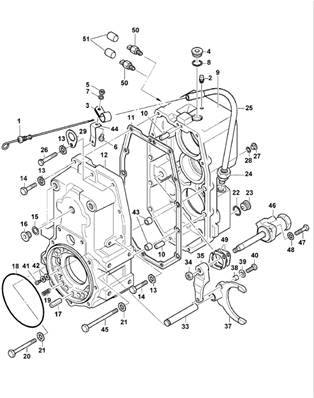 Boîte de transmission, assemblage 9991175S2
