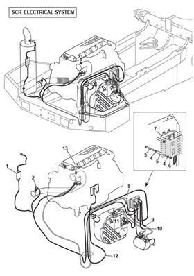 Faisceau AdBlue moteur stage 4, montage 9992694