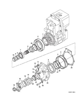 Boîte de transmission, assemblage 99929210S2