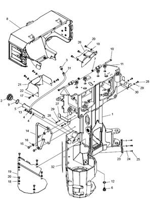 Châssis et capot LM005350