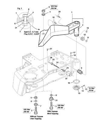 Couteau flottant avec capteur digital LM006101TS2