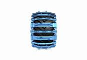 Paire de tracks bluetrack flow perfekt 26mm 0x0 pour 750/45 Pewag 419260X0
