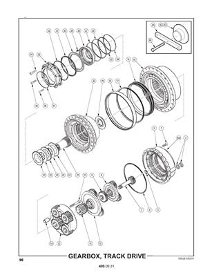 Assemblage des chenilles, réducteur 4090931