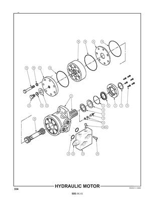 Moteur hydraulique, rotator 5050641