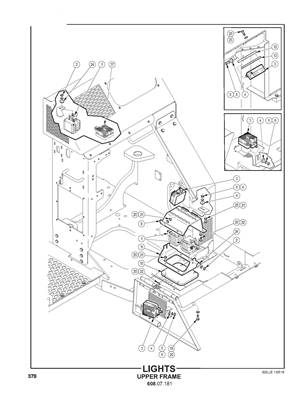 Phare de travail de chassis supérieur 60807181