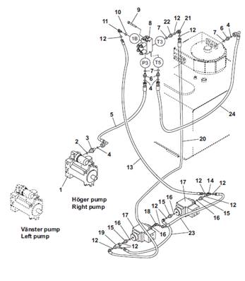 Avancement, conduites hydrauliques 9991461