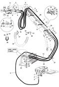 Tte d'abattage, conduites hydrauliques 9991493S2