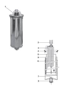 Réservoir hydraulique, filtration 9991718