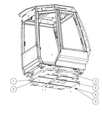 Isolation cabine, bas 9991997