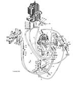 Hydraulique de l'unit de scie 518 LM0470682