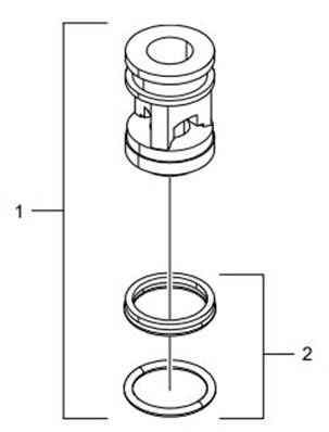 Clapet anti-retour couteau inférieur/tilt LM617013