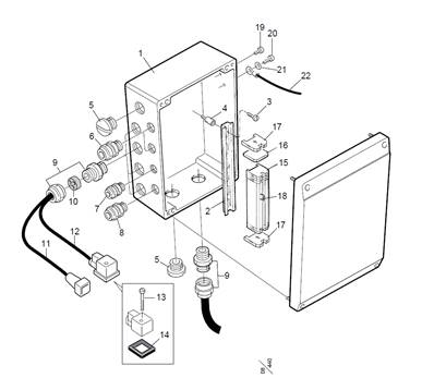 Boîtier pour interface VU LM999303