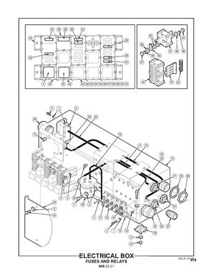 Boîtier électrique, fusibles et relais 6062321