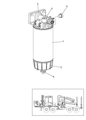 Filtre carburant, montage 9903293