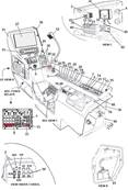 Console latrale cabine, assemblage 9991025