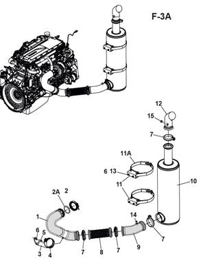 Echappement moteur stage 3, montage 9991675