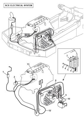 Faisceau AdBlue moteur stage 4, montage 9991682