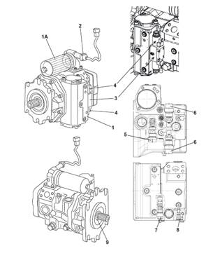 Pompes de transmission, montage 9992448