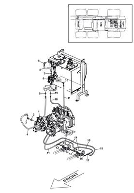 Avancement, conduites hydrauliques 9992914