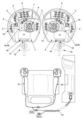 Joystick SAKAE, assemblage 9992988