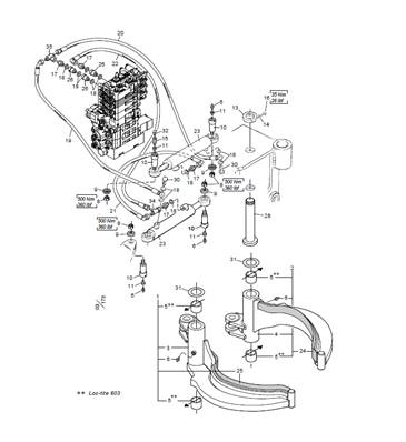 Unité d'ébranchage supérieure LM006202