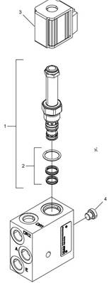 Bloc hydraulique, unité de scie LM018216