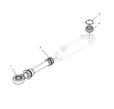 Vérin des couteaux supérieurs LM018222