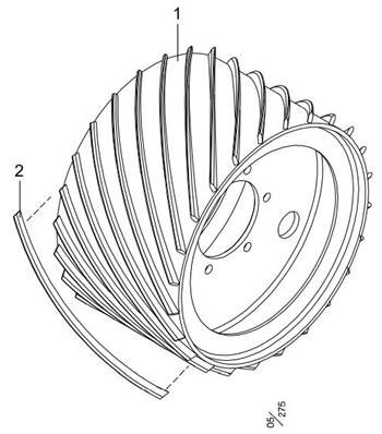 Rouleaux, Eucalyptus 45° LM033559