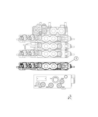 Tranche de distributeur basse pression L90 pour le contrôle du couteau inférieur