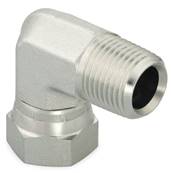 Adaptateur mâle NPTF 1/8 - femelle NPSM 1/8 - 90° Parker 2107-2-2