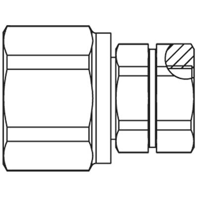 Coupleur à visser mâle G1 Parker QHPA16-G4X8-C