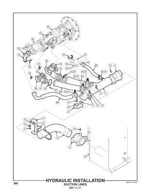 Installation hydraulique, aspiration hydraulique 50215231