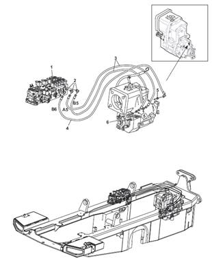 Transmission , conduites hydrauliques 9902920