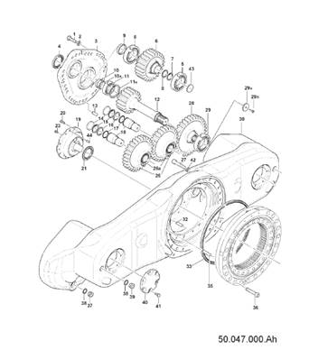 Bogie anti-cabrage, assemblage 9991288