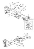 Moteur d'avancement arrire, freins 9991577S2