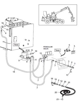 Réservoir hydraulique, pompe de remplissage 9992187