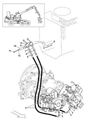 Transmission, capteurs haute pression 9992221