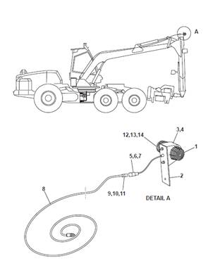 Kit éclairage pour route, montage 9992873