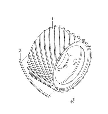 Rouleau pour eucalyptus 30° LM033691