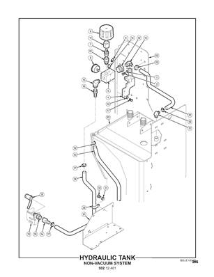 Installation hydraulique, pompe à vide hydraulique 50212401