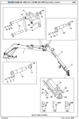 Grue 220 10m, assemblage 1601204
