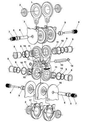 Chape rotator MPB2-2, assemblage 7020738