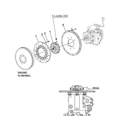 Pompe de transmission, assemblage 9991294