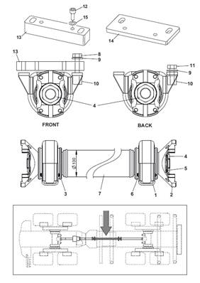 Cardan, assemblage 9991311