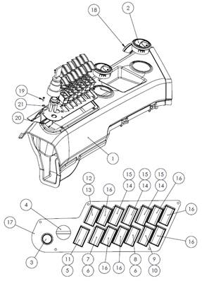 Panneau de commutation, assemblage 9991390