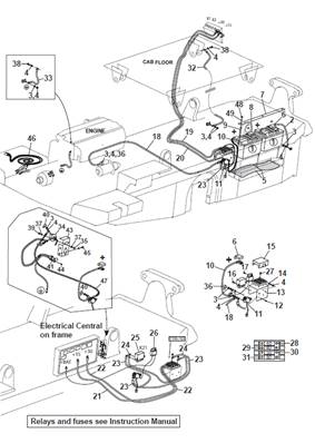 Batterie 24V, montage 9991546