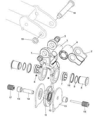 Chape rotator MPB2-2, assemblage 9991631