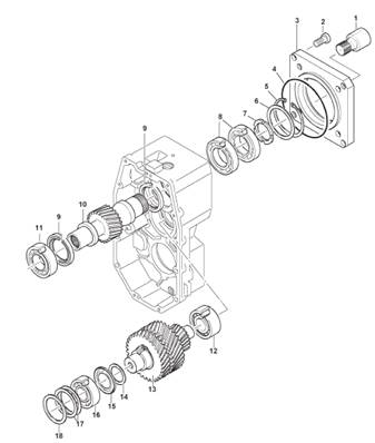 Boîte de transmission, assemblage 99929102